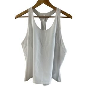 NEW Athleta SZ Large Navigate Tank Top Shirt White Workout